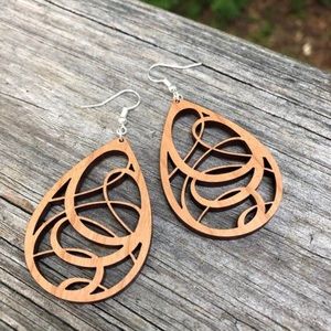 Stacey Hardwood Earrings